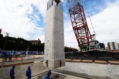 &ldquo;搭積木&rdquo;造橋更精準(zhǔn)了:S26公路入城段下部結(jié)構(gòu)全面啟動(dòng),明年底全線(xiàn)完工